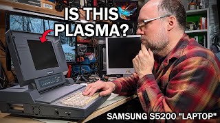 Does this dead quotlaptopquot have a gas plasma display Lets try to revive it to find out Samsung S5200 [upl. by Robbins52]