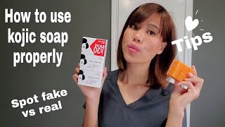 HOW TO USE KOJIE SAN WHITENING SOAP CORRECTLY TO MAKE IT EFFECTIVE  TIPS [upl. by Idak]