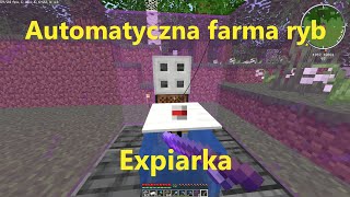 Minecraft 33 ST Automatyczna farma ryb wędka  expiarka [upl. by Leonie]