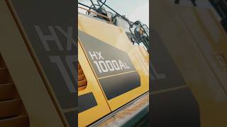 The NEW 100tonne excavator is here  the HX1000A 😲 hyundaiexcavator [upl. by Haiacim862]