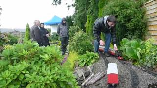 Model trains at Maurice and Jennifer Snells garden [upl. by Godspeed]