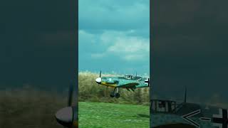 Messerschmitt Bf 109 G  scale RC plane landing [upl. by Leesen974]