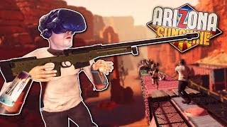 SNIPING ZOMBIES  Arizona Sunshine Gameplay  VR Zombie Survival Game [upl. by Maury]