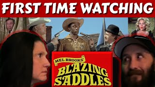 Blazing Saddles 1974 Movie Reaction First Time Watching Review and Commentary [upl. by Anihcak]