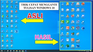 CARA MUDAH MENGGANTI FONT WINDOWS 10 [upl. by Eitsirhc581]