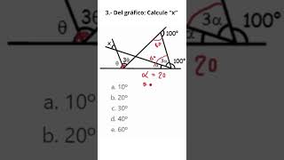 Del gráfico Calcule quotxquot  geometrá [upl. by Osswald]