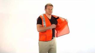 5 Point TearAway Safety Vest Orange [upl. by Newob]