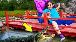 SURI Got BIT By A ALLIGATOR In Our Pond ATTACKED  Jancy Family [upl. by Roux456]