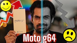 Moto g64 5G Full Review  PROS amp CONS 🔥 BUY or NOT [upl. by Erehc]