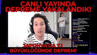 JAPONYADA CANLI YAYINDA DEPREME YAKALANDIK 73 BÜYÜKLÜĞÜNDE DEPREM [upl. by Eeloj]