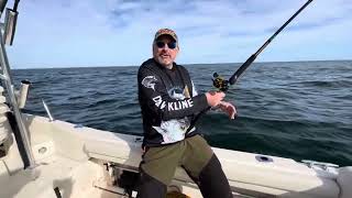 RAPTR Adventures Episode 25  Striped Bass Safari Out of Barnegat Inlet to Seaside Heights  PART 2 [upl. by Mcnelly287]