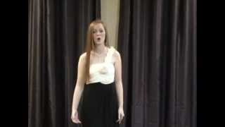 Victoria Minton singing quotLachen Und Weinenquot by Schubert [upl. by Romney]