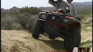 ATV Television  2003 Can Am Traxster Max 500 Test [upl. by Lasyrc]