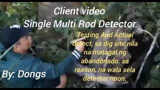 abandonadong hukay Positive pala  Single Multi Rod Detector [upl. by Nitsreik247]