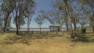 Lake Broadwater Lake Broadwater Conservation Park near Dalby QLD [upl. by Oinegue]