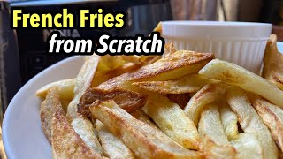 Air Fryer Homemade French Fries  Ninja Air Fryer  French Fries Recipe From Scratch [upl. by Nairad]