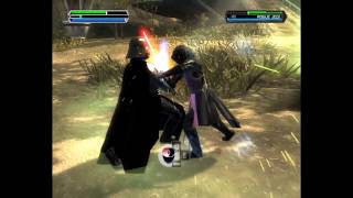 Star Wars The Force Unleashed Ultimate Sith Edition Mod JCC V3 Vader Vs Revan [upl. by Animsay]