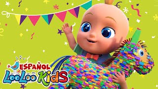 ¿Quién rompe la piñata  Canciones Infantiles para niños  Música Para Niños  Aprender español [upl. by Lurie]