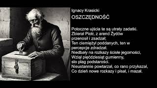 Ignacy Krasicki  OSZCZĘDNOŚĆ [upl. by Oca852]