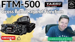 Yaesu FTM500DR Cross Band Repeat Function [upl. by Seigel]