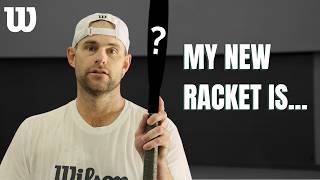 Andy Roddick WILSON RACKET REVEAL [upl. by Georges]