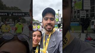 Running first half marathon together motivation halfmarathon [upl. by Aneehsirk]