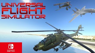 Universal Flight Simulator Nintendo switch gameplay [upl. by Ynafets]