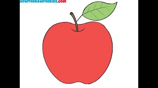 How to draw a picture of an Apple [upl. by Goldman]