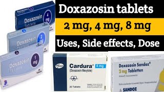 DOXAZOSIN  Medication for Enlarged Prostates amp High Blood Pressure  Dose Side Effects amp More [upl. by Fry]