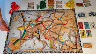 Ticket to Ride Europe Demonstration [upl. by Dash]