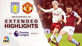 Aston Villa v Manchester United  PREMIER LEAGUE HIGHLIGHTS  2112024  NBC Sports [upl. by Mabelle993]