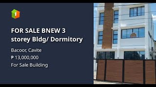 FOR SALE BNEW 3 storey Bldg Dormitory [upl. by Eveline]