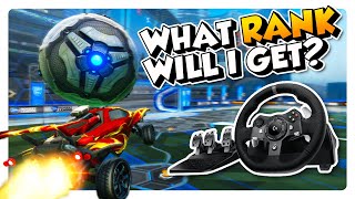 Rocket League with a STEERING WHEEL  Setup Tutorial [upl. by Kernan608]