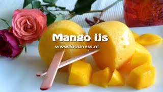 Mango IJs glutenvrij lactosevrij suikervrij [upl. by Alexandra]