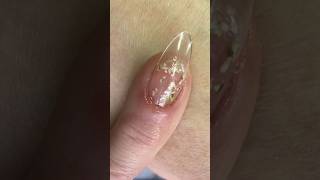 Flower Encapsulated In Clear Nail nails [upl. by Tehc129]