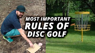 The most important disc golf rules  Disc Golf Basics [upl. by Tlaw]