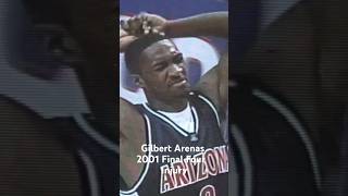 Gilbert Arenas Injury vs Michigan State 2001 Final Four finalfour arizona state gilbertarenas [upl. by Moll]