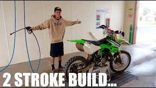 NEW KX125 2 Stroke Project Bike Reveal [upl. by Tebazile980]