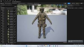 Casual Military Soldier  Retarget Animations [upl. by Orin346]