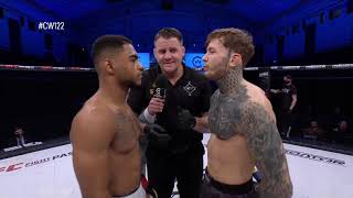 Morgan Charriere vs Jordan Vucenic CAGE WARRIORS 122 FULL FIGHT [upl. by Kalvin]