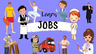 Jobs and occupations for kids  Learn English Vocabulary about jobs and occupations [upl. by Phillipe]