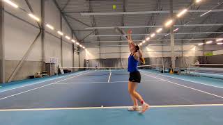 Saskia Soome  College Tennis Recruiting Video Fall 2025 [upl. by Otiv]