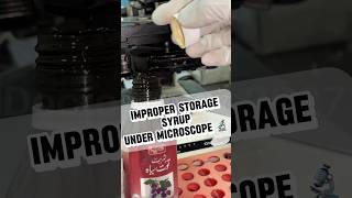 TootSiya cough SyrupUnder Microscope 😳😷 trending viral video [upl. by Tallie770]