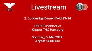 Feldhockey 2 Bundesliga Damen 2324  DSD vs Klipper THC Hamburg [upl. by Tegirb]