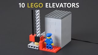 Building 10 Lego Elevators [upl. by Zanas97]