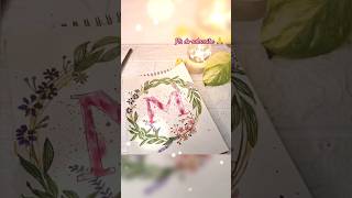 Letter M painting 🖌️ shorts painting trend letter [upl. by Brana]