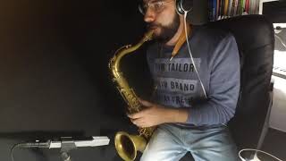 Straphangin Michael Brecker Solo Transcription by Rafał Jędruch part I [upl. by Mayce]