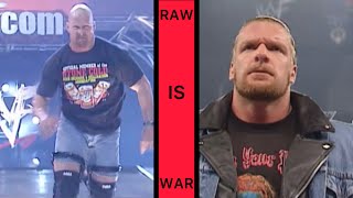 Triple H Calls Out Stone Cold  The Rock amp Kurt Angle interferes [upl. by Keenan]