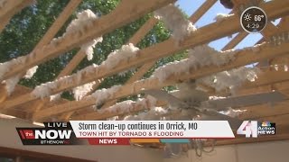 Dozens of homes damaged in Orrick [upl. by Asseniv503]