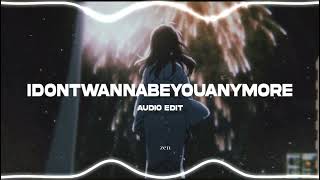 idontwannabeyouanymore  Billie Eilish  audio edit [upl. by Anivahs]